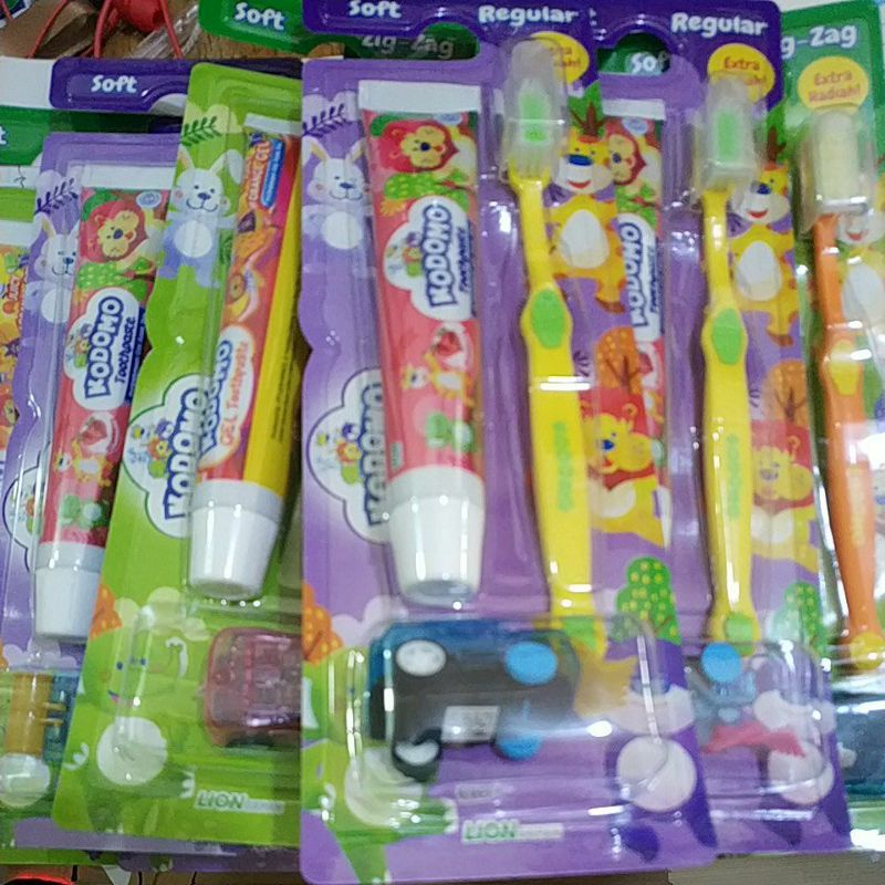 KODOMO SIKAT GIGI ANAK, PASTA GIGI SATUAN & SET'AN / PEPSODENT PASTA GIGI & SIKAT GIGI LEMBUT & HALU