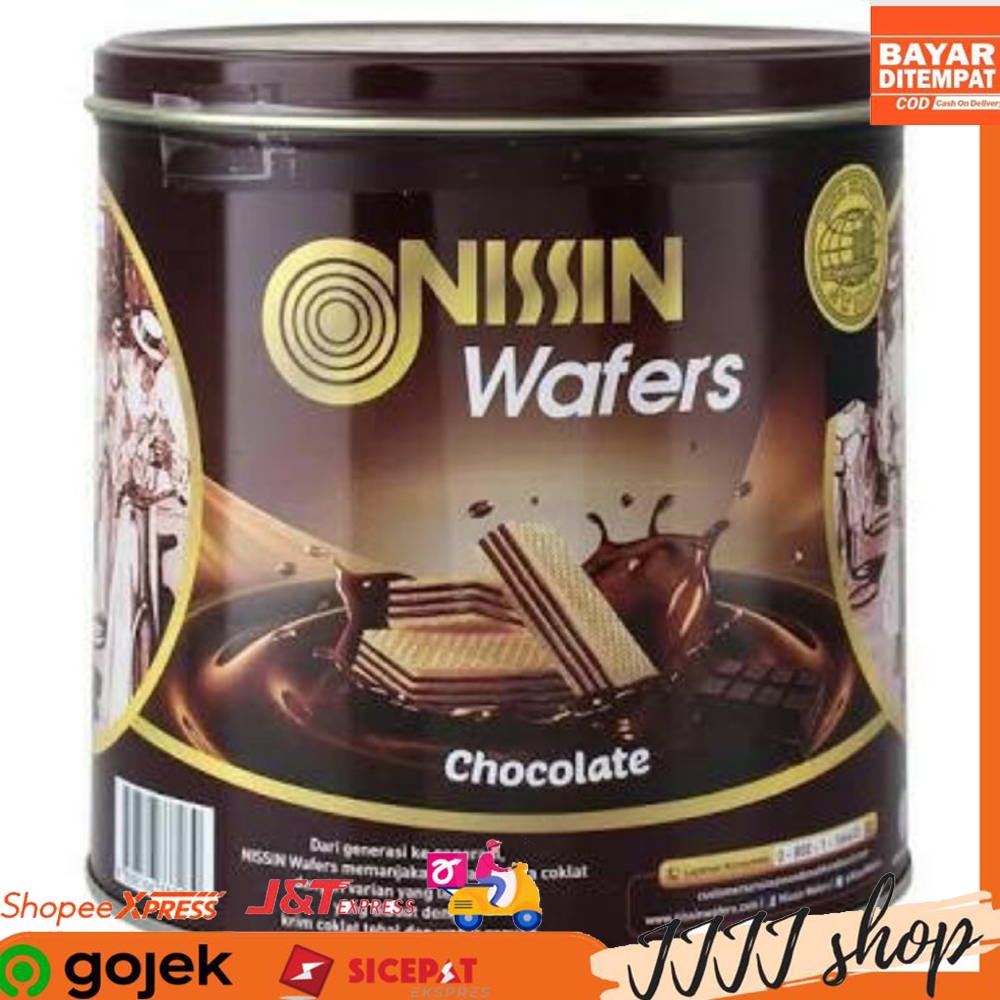 

Nissin Wafers Chocolate Snack Wafer Cemilan Rasa Coklat Kemasan Kaleng 570gr