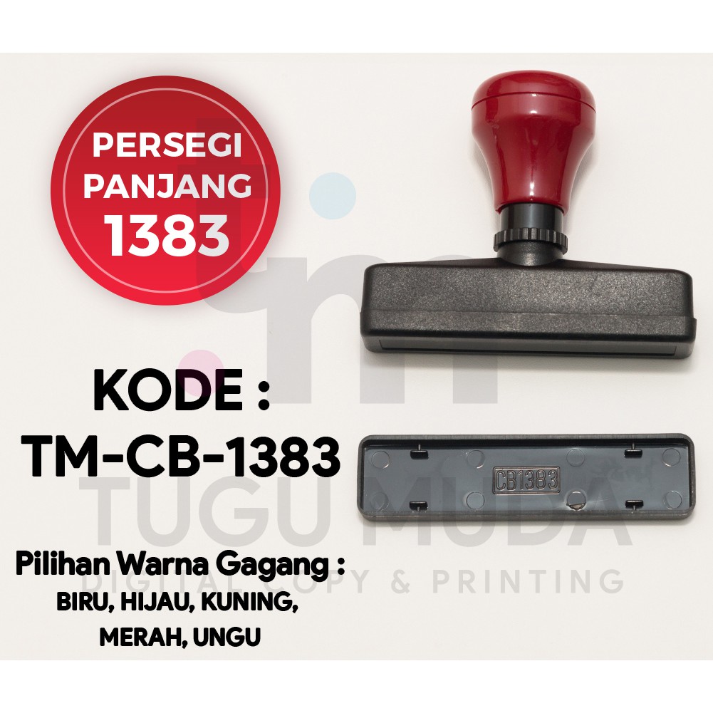 

GROSIR Gagang Stempel Flash PERSEGI PANJANG 1383 (13x83mm) -TM-CB-1383