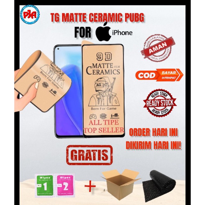 Tempered Glass TG Ceramic Film Matte Iphone 6+ 7+ 8+ 11 Xs Max