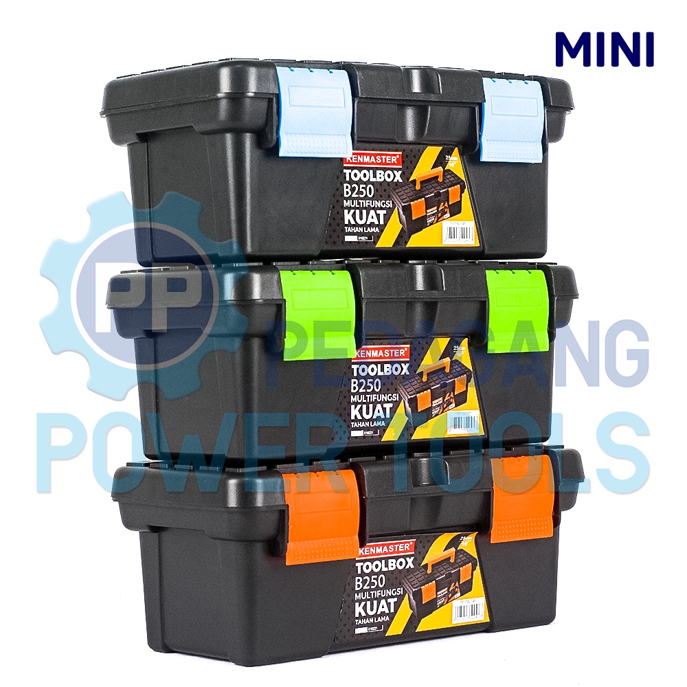 TOOL BOX KENMASTER MINI B 250 TOOLBOX TOOLKIT KOTAK PERKAKAS KIT SET