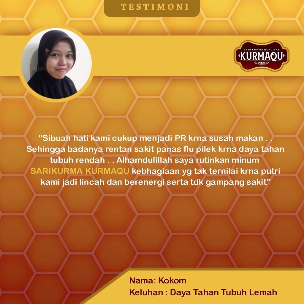 Suplemen Vitamin Penambah Nafsu Makan Anak, Makan Jadi Lahap, Obat Penggemuk Badan, Penambah Pipi Chubby Anak, Vitamin Untuk Anak Jadi Gemuk & Sehat, Penambah Daya Tahan Tubuh Anak, Vitamin Agar Anak Kuat - Sari Kurma & Madu Asli - Kurmaqu 100% Alami-8