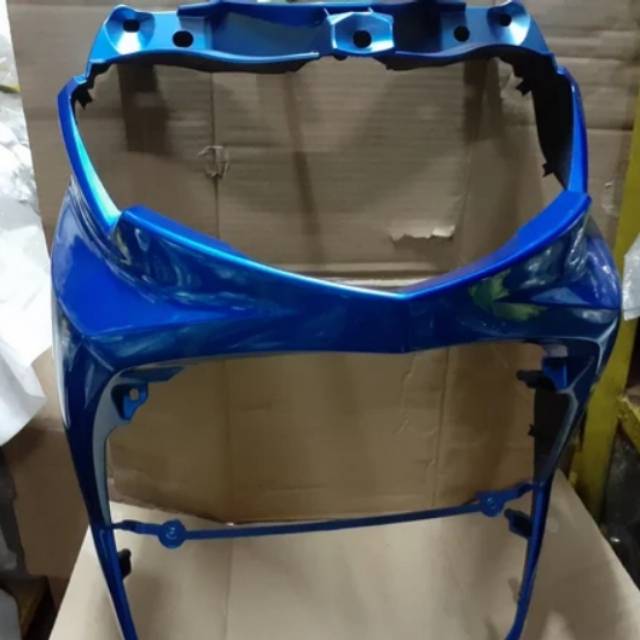 tameng panel depan mio soul gt biru orisinil ygp