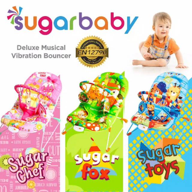 Sugarbaby Deluxe Musical Vibration 1 Recline