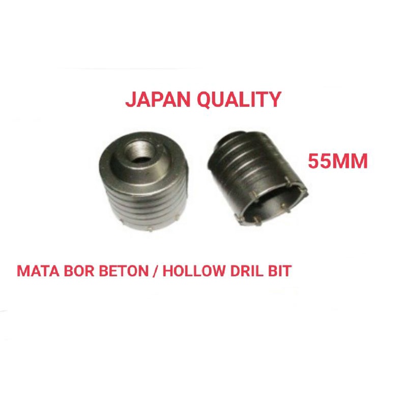 HOLLOW DRILL SDS / MATA BOR BETON SDS 55MM JAPAN QUALITY.