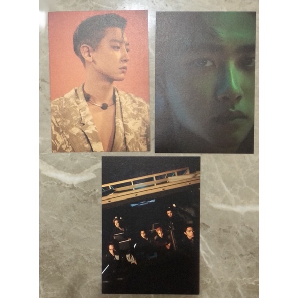 EXO - Don’t Fight the Feeling Chanyeol, DO Kyungsoo &amp; Group Postcard