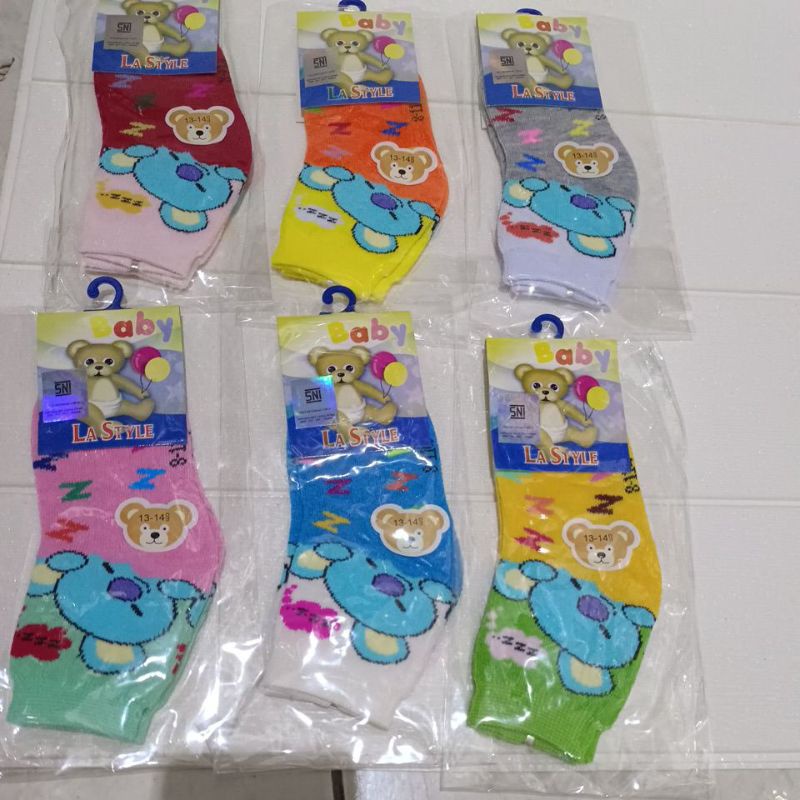 KAOS KAKI ANAK PAUD-TK Karakter Lucu,Usia 3-8 Th