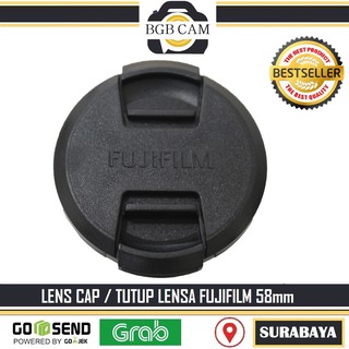 Lens Cap Fujifilm 58mm / Tutup Lensa Fuji 58 mm for 16-50mm Lensa kit