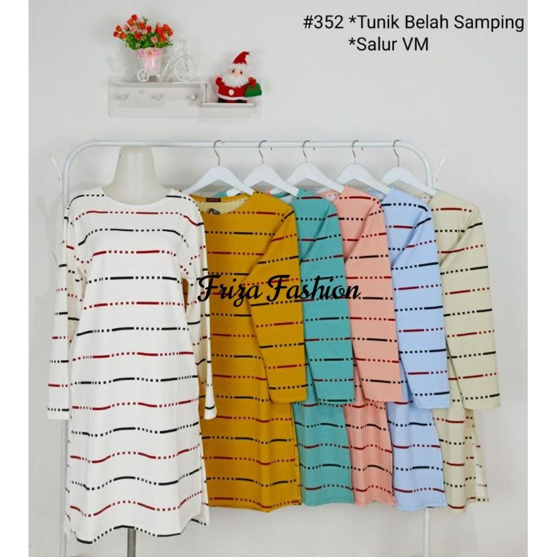 KAOS TUNIK SALUR / TUNIK BAHAN KAOS / TUNIK KAOS MUSLIMAH