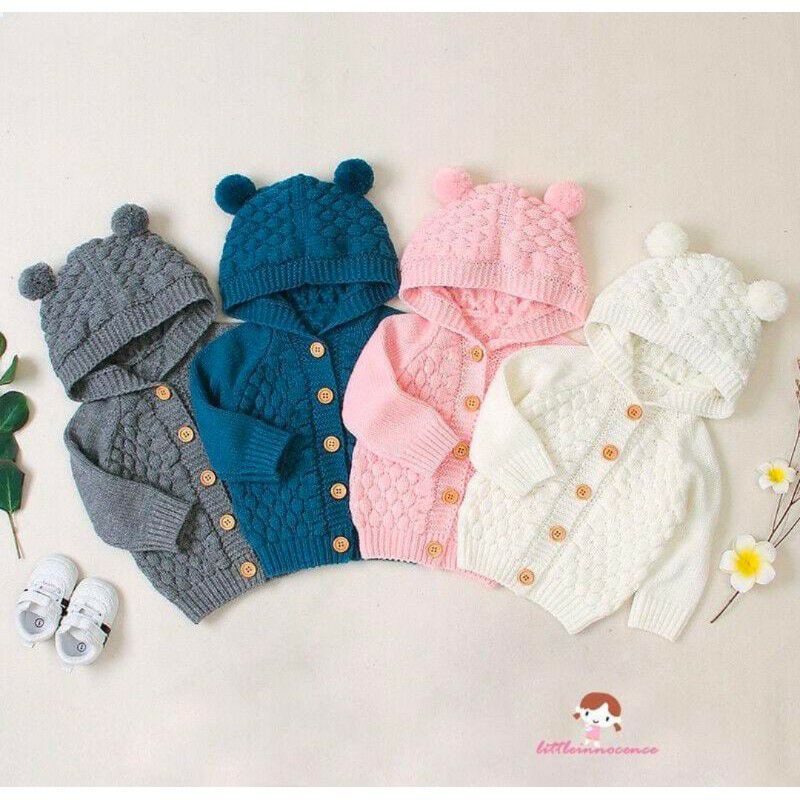 cardigan Kid hoodie popcron usia 2-3 th