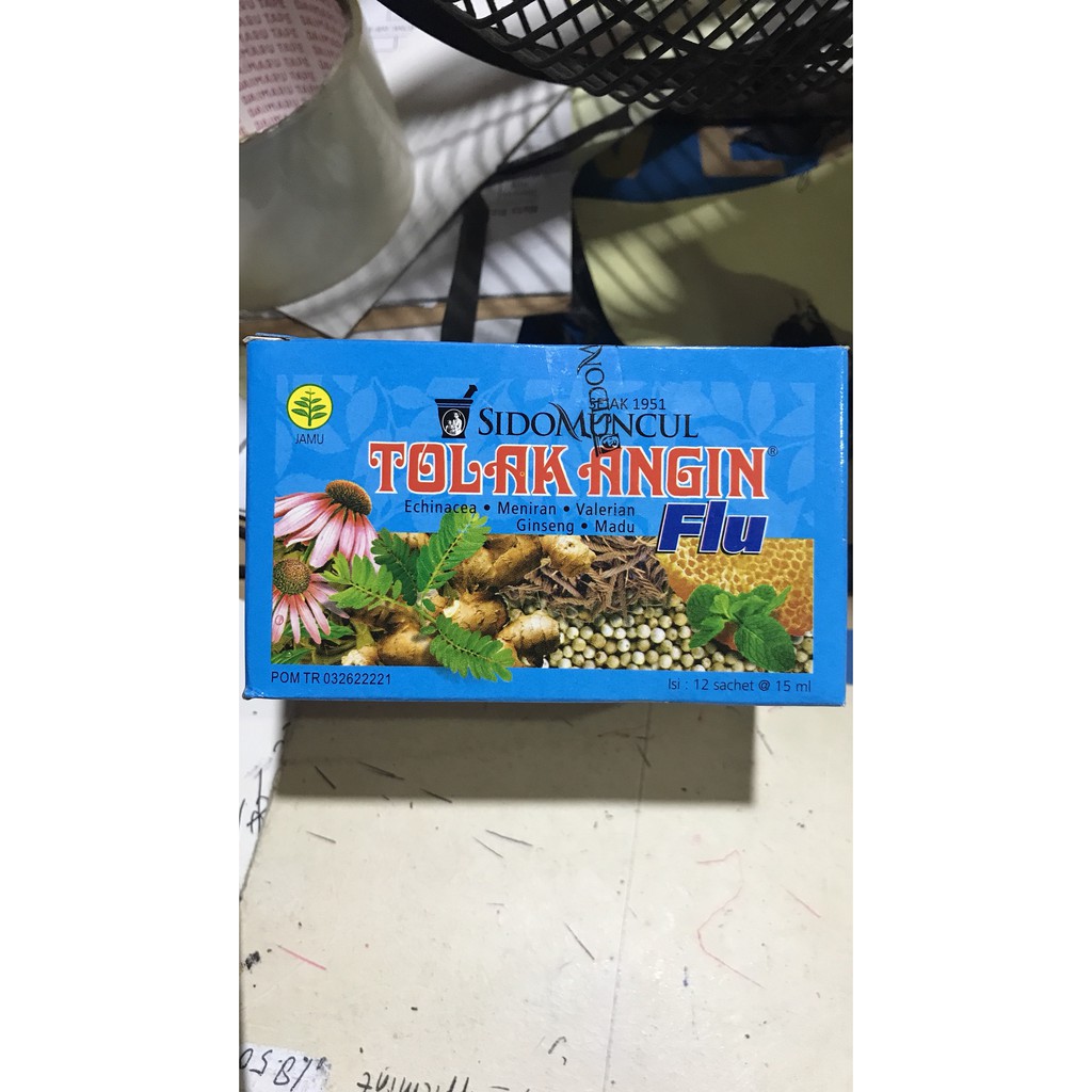 

PROMO TOLAK ANGIN FLU 1 PAK BOX DUS 12 SACHET BUNGKUS BIRU MASUK HERBAL TERMURAH