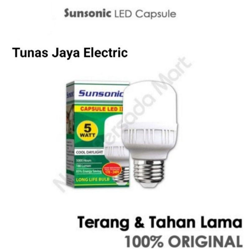 Bohlam Lampu LED Capsule 5 Watt SUNSONIC