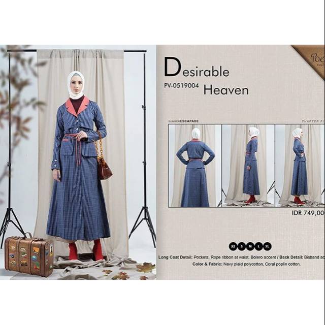 LONG COAT POEVA DESIRABLE HEAVEN LONG COAT MODERN