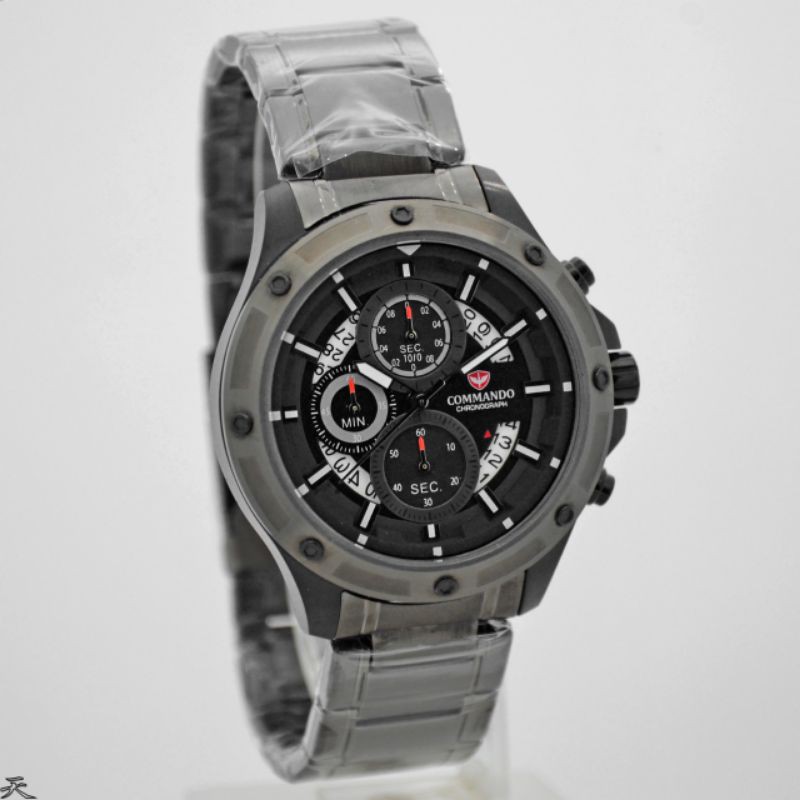 COMMANDO CM6009MB CHRONO AKTIF GARANSI RESMI 1 TAHUN WATER RESISTANT