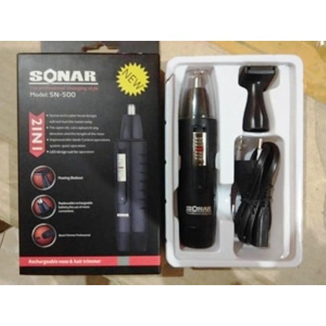 HARGA PROMO Pencukur rambut dan bulu hidung Sonar/ Pencukur 2in1 Sonar Murah TERMURAH