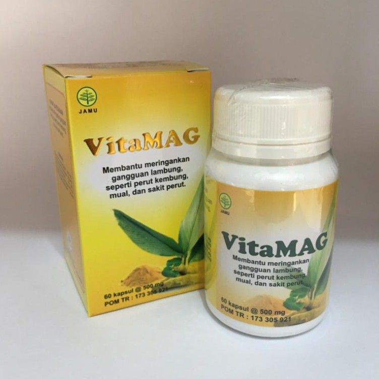 Vitamag Obat Herbal Sakit Maag Asam Lambung Isi 60 Kapsul Atasi Gangguan Pencernaan Vitamag Shopee Indonesia