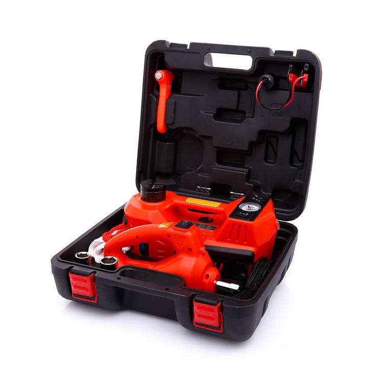 Dongkrak Elektrik / Electric Car Jack 5 Ton / Dongkrak Mobil Komplit Set 4 in 1-1