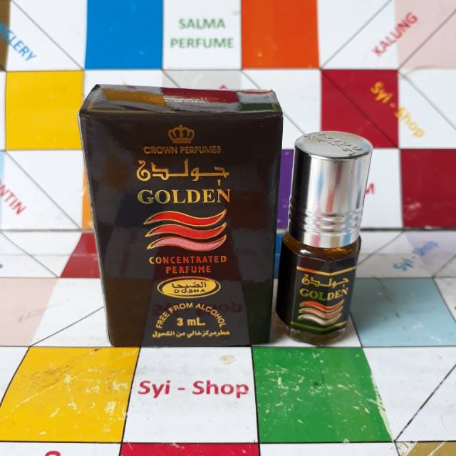 Parfum GOLDEN Roll On Non Alkohol 3 ml DOBHA