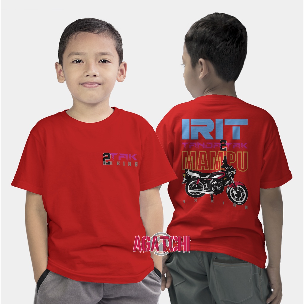 Baju Kaos Atasan Anak Laki-Laki Agatchi Motif King