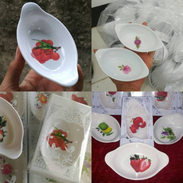SOUVENIR PERNIKAHAN MANGKOK MELAMIN KEMAS MIKA SOUVENIR MANGKOK MANGKUK MELAMIN