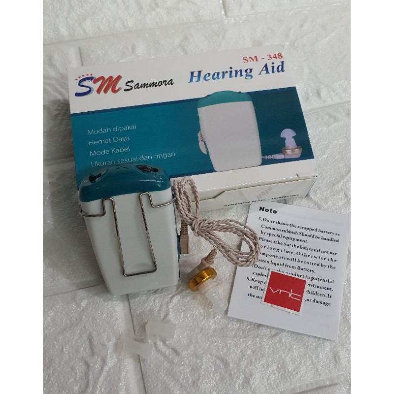 Alat Bantu Dengar murah /Hearing aid kabel sammora sm 348 /Abd kabel