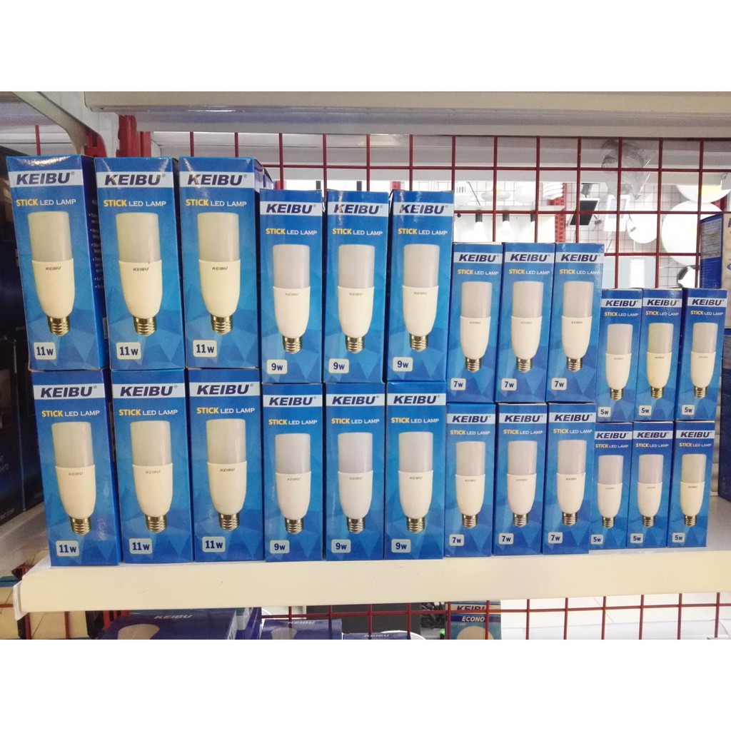 Lampu LED stick Keibu lamp 5w / 7w/ 9w/ 11watt / LED Lamp 11 Watt / Lampu E27 merk Keibu