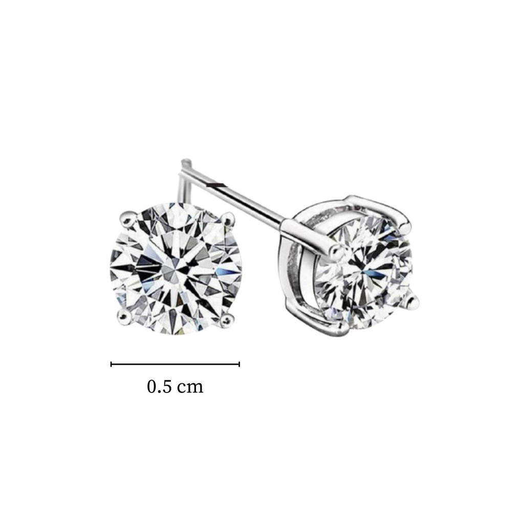 Crown Stud Earrings / Anting Titanium / Anting Wanita / Anting Anti Karat