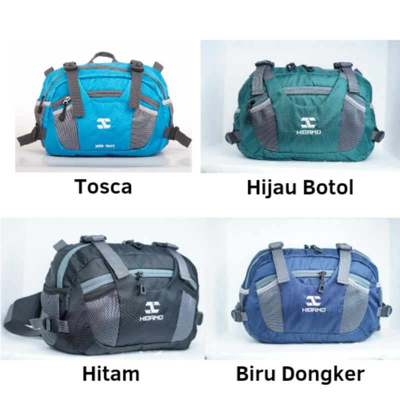 Tas Slingbag Outdoor Higamo - Wb 1601 Tas Pinggang Murah Berkualitas Cocok Buat Naik Gunung Travelling Hiking Touring Riding Gowes Bersepeda Dan Juga Untuk Sekolah