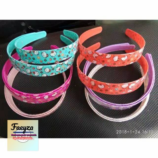 bando motif karakter 12 pcs