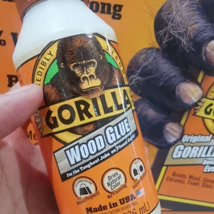 Lem Kayu Gorilla Wood Glue 236ml MADE IN USA