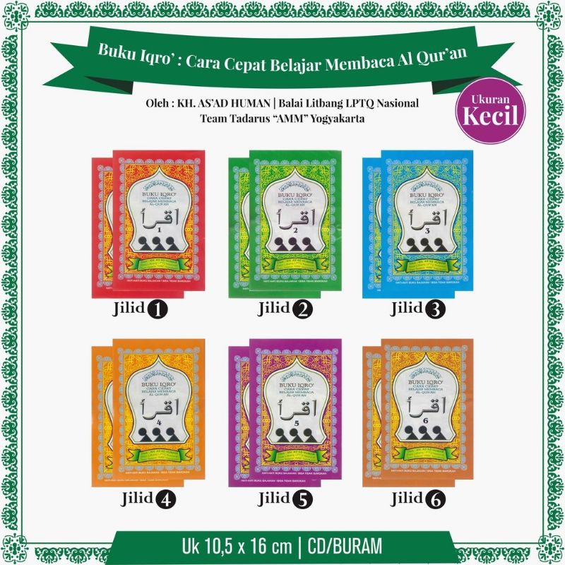 Promo Iqro Anak Iqro Murah Iqro Kecil