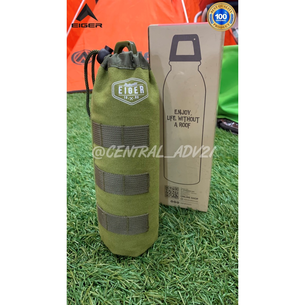 EIGER002 TERMOS BOTOL MINUM AIR PANAS CAMPERS CARAFE|SILVER|3828