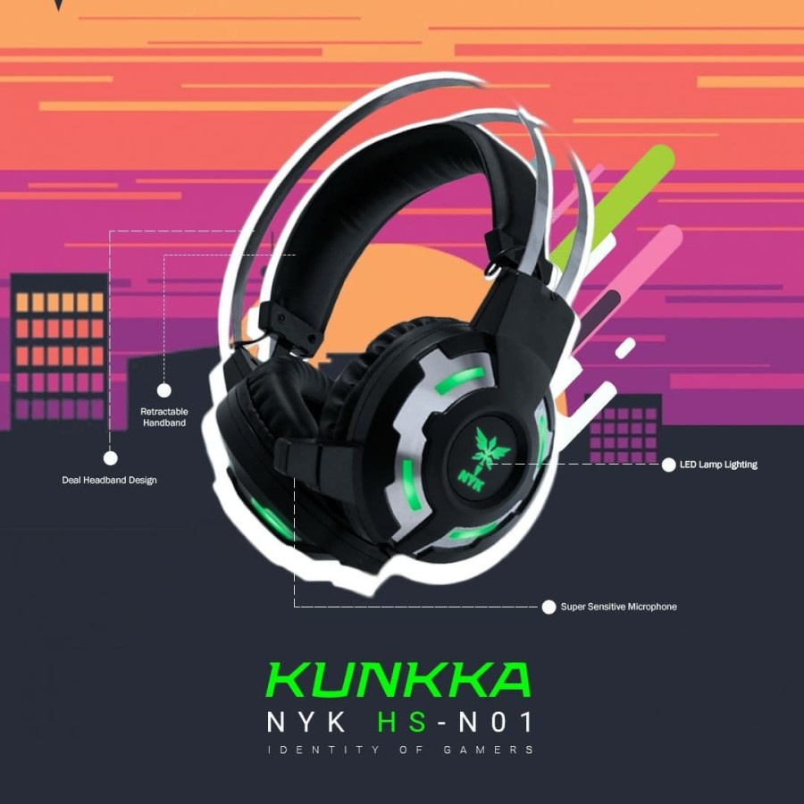 NYK Headset Gaming HS-N01 KUNKKA