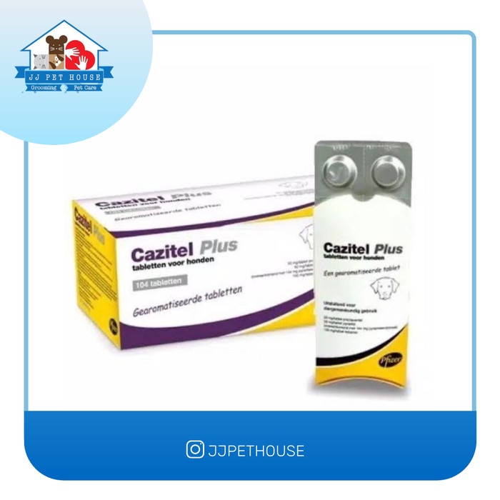 OBAT CACING ANJING CAZITEL PLUS FOR DOGS