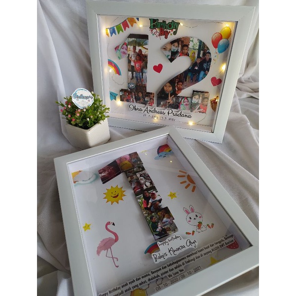 Foto bingkai kado ulang tahun, foto tumbler, foto bingkai