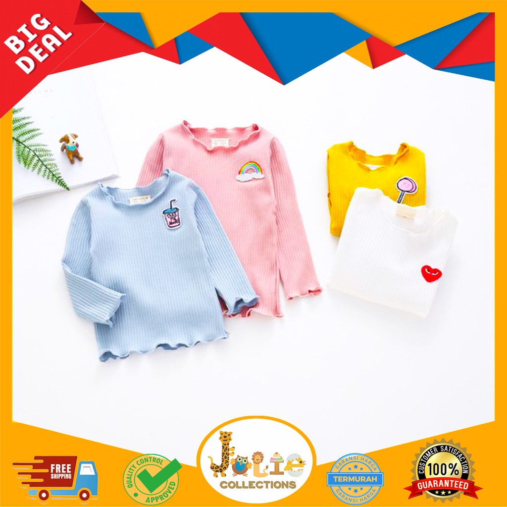 JOLIECOLLECTIONS CAVIGOUR BAJU KAOS ATASAN LENGAN PANJANG JOLIECOLLECTIONS CAVIGOUR BAJU KAOS ATASAN LENGAN PANJANG