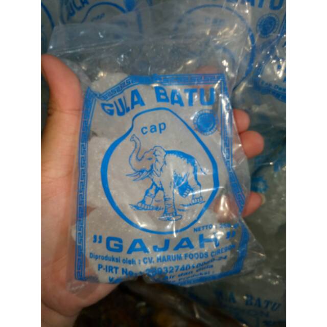 Gula Batu Kristal Merk Cap Gajah Kemasan Gram Shopee Indonesia