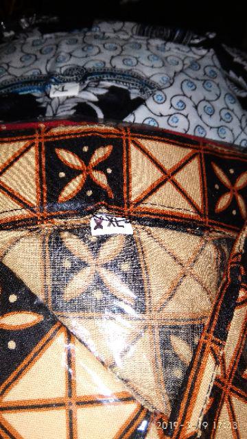 Batik Pria Lengan Panjang Batik Anak Hrb026 Motif Keratonan Kode 002 Size M L Xl Xxl Reguler Seller