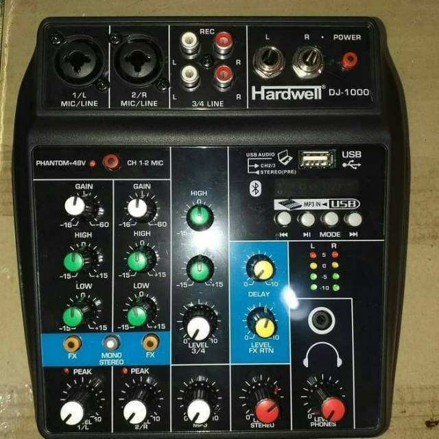 Mixer audio hardwell Dj1000 mixer mini tebaik.original