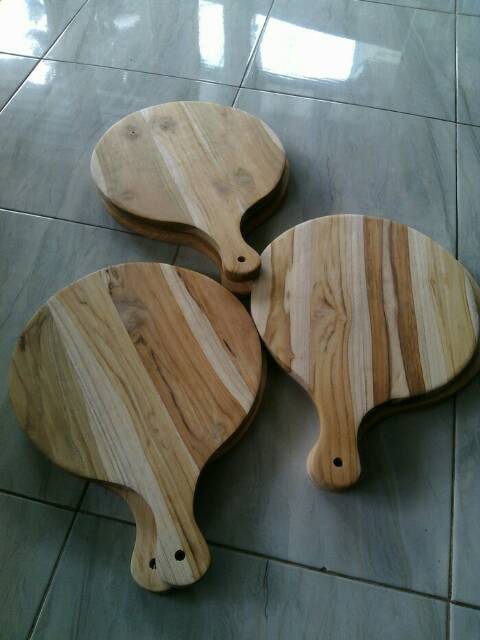 Talenan Kayu Jati 41,5 x 30cm / Wooden Cutting Board / Talenan Jati