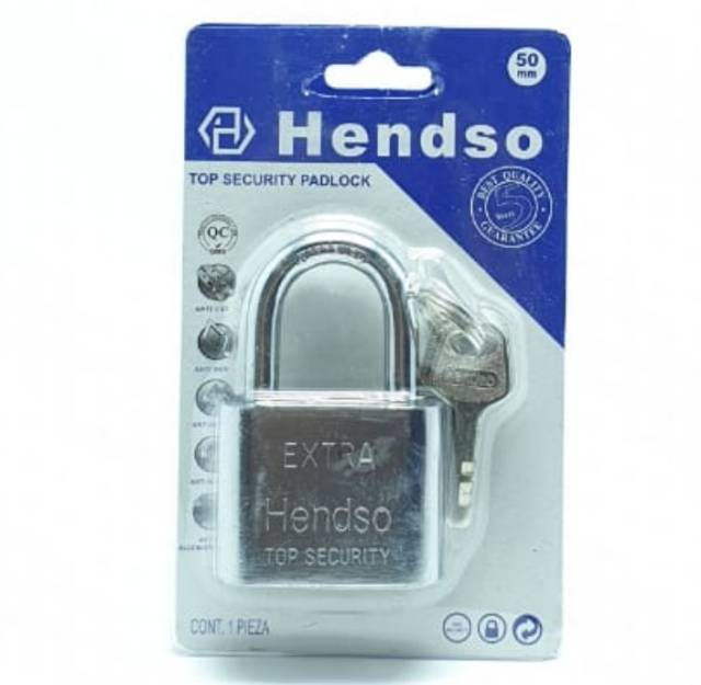 Hs 50mm Leher Pendek Gembok Rumah Pagar Padlock