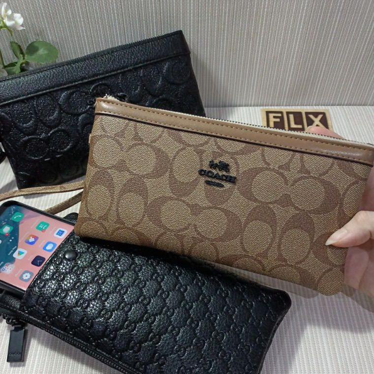 Pouch Coach / dompet hp Coach signature N79S