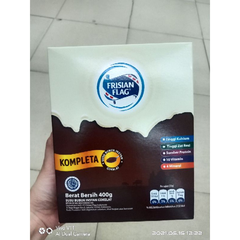 

Frisian Flag Kompleta 400gr rasa Coklat - Susu Bubuk Instant - susu bendera