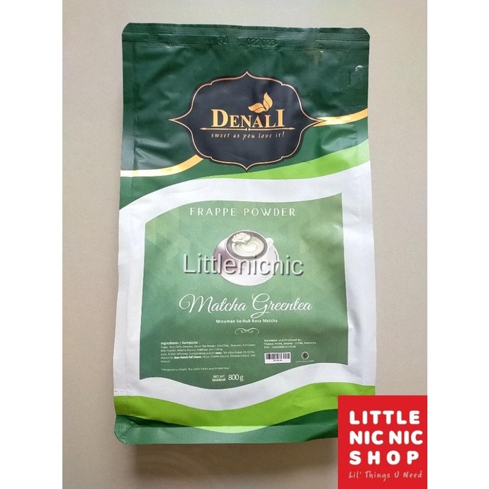

Bubuk Minuman Denali Matcha Green Tea Powder frappe | Minuman