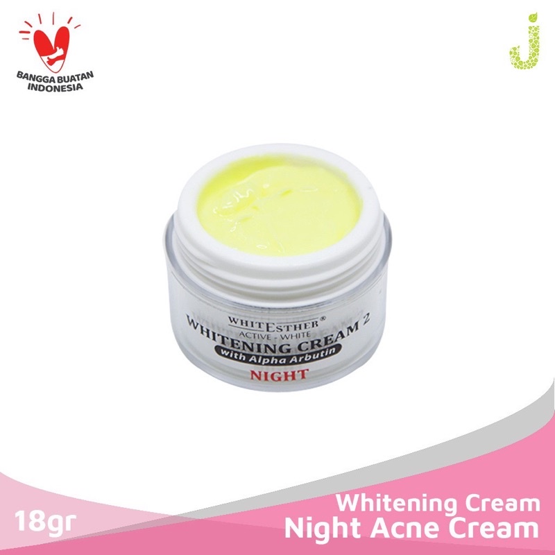 GROSIR WHITESTHER ACTIVE WHITE WHITENING NIGHT CREAM