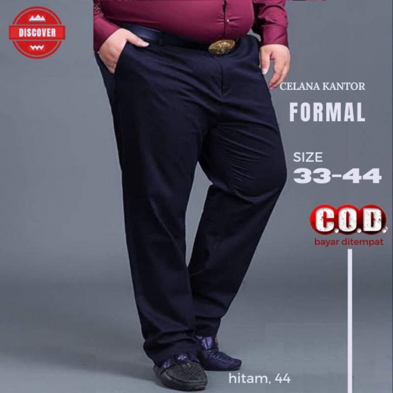 CELANA FORMAL PRIA | CELANA  DASAR STANDAR | CELANA BAHAN KATUN TWIIS | CELANA KERJA size 27-44