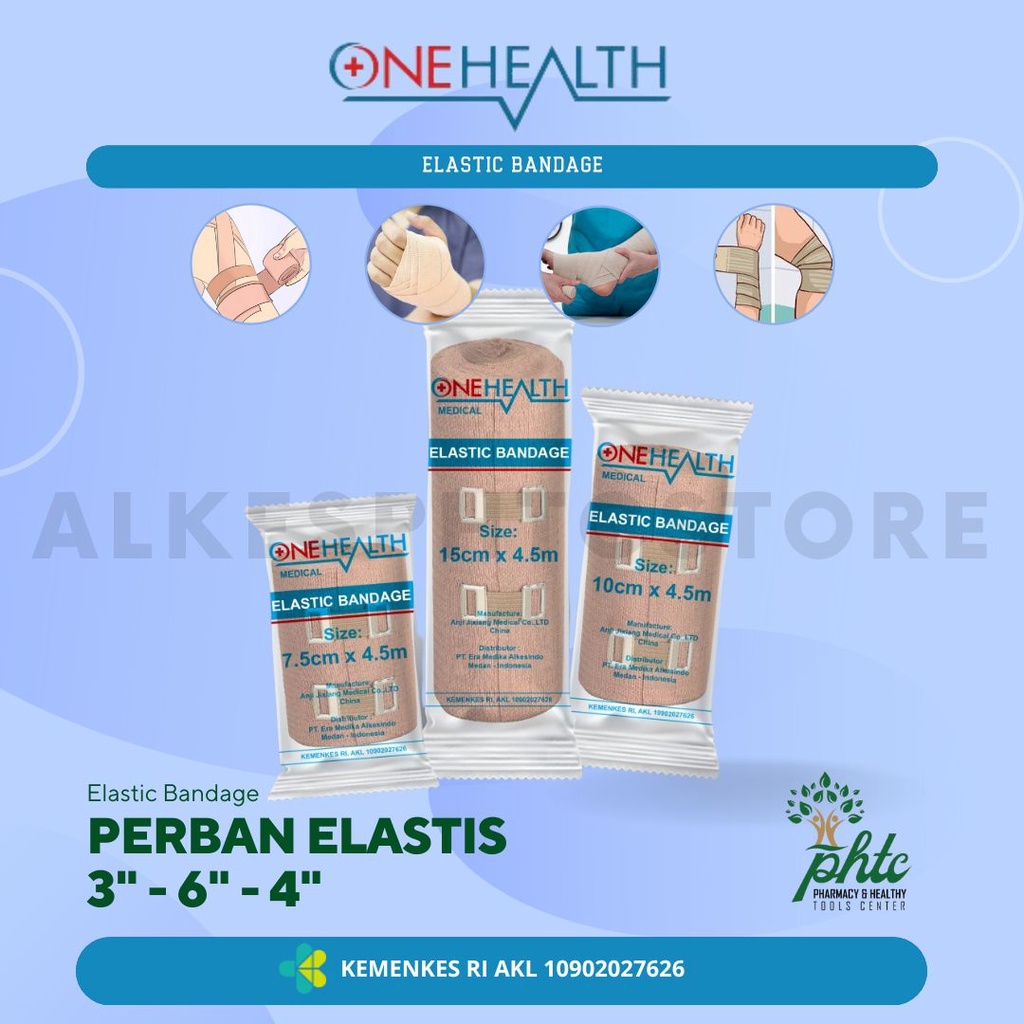 ONEHEALTH Elastic Bandage l Perban Elastis Onehealth