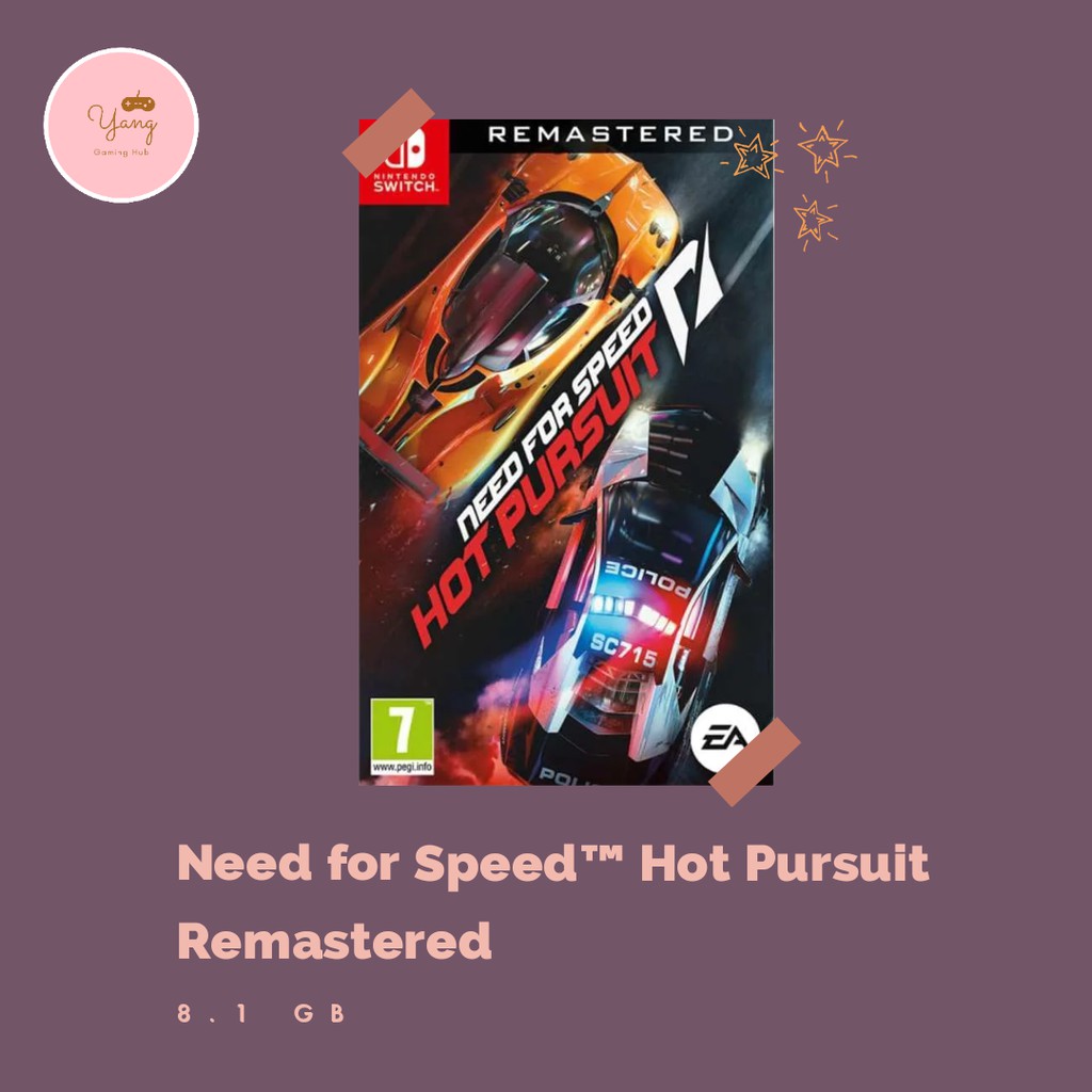 Need for Speed Hot Pursuit Remastered Nfs Nintendo Switch