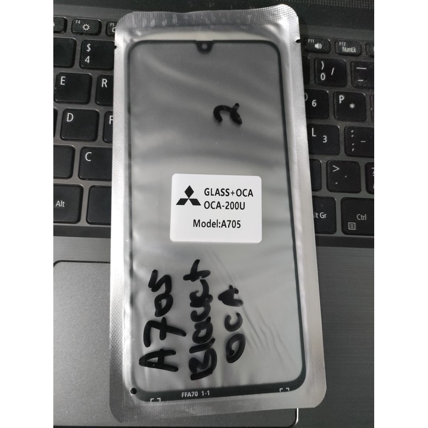 KACA LCD + OCA SAMSUNG A705 ORI BLACK (SAMSUNG A70 2019)