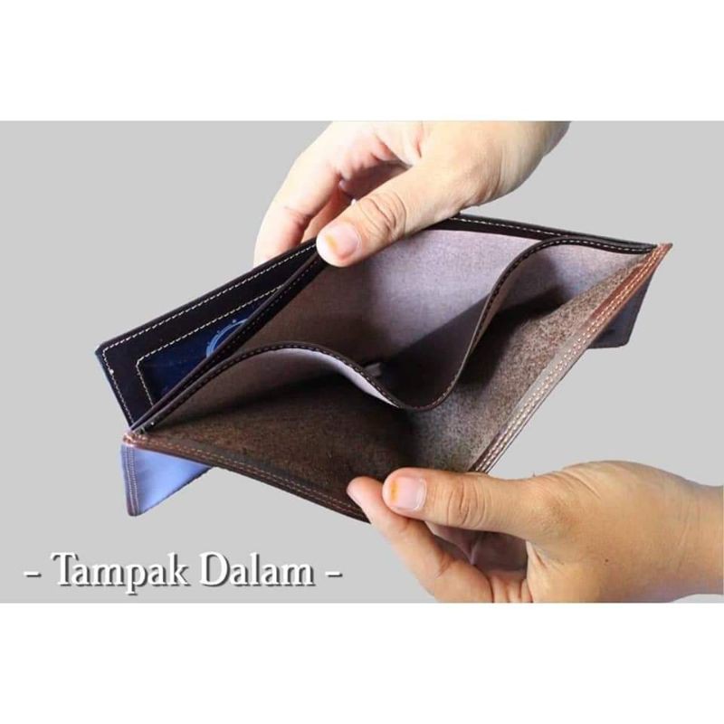 Dompet Pria Full Kulit Sapi Asli Tanpa Furing/Kain